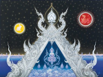 goldene tor Ölbilder verkaufen - Das Tor zum Nirvana CK Buddhismus